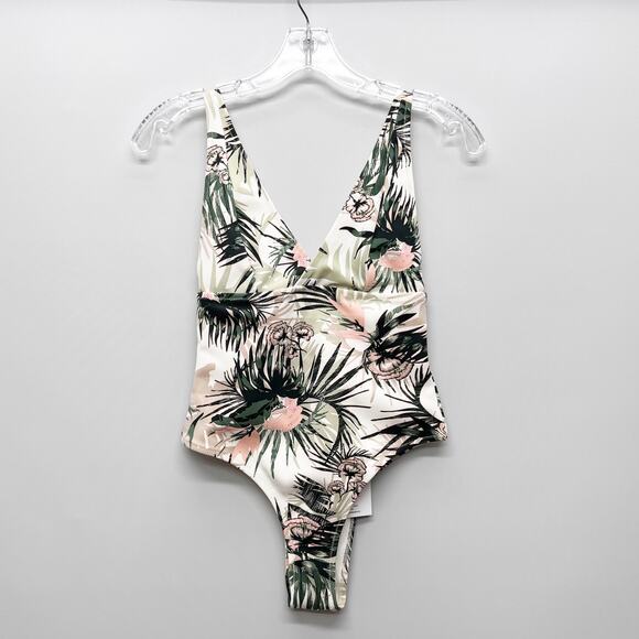 SOMEDAYS LOVIN Coastal Roaming Cheeky One Piece Swimsuit Tropical Beach Women XS - Picture 2 of 12